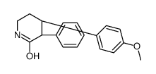 (3S,4S)-4-(4-methoxyphenyl)-3-phenylpiperidin-2-one Structure