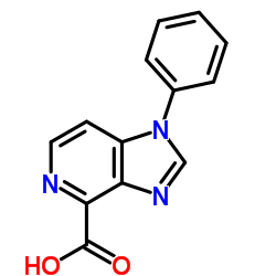 1-Phenyl-1H-imidazo[4,5-c]pyridine-4-carboxylic acid结构式