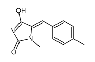 1-methyl-5-[(4-methylphenyl)methylidene]imidazolidine-2,4-dione结构式