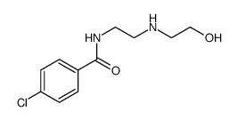 4-chloro-N-[2-(2-hydroxyethylamino)ethyl]benzamide Structure