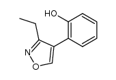 2-(3-ethyl-isoxazol-4-yl)-phenol Structure