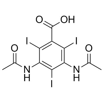 Diatrizoic acid structure