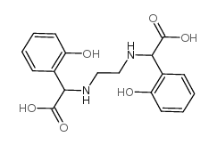 N,N'-乙基双(2-[2-羟基苯基]甘氨酸)结构式