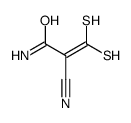 2-cyano-3,3-bis(sulfanyl)prop-2-enamide Structure