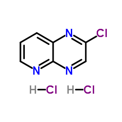 2-Chloropyrido[2,3-b]pyrazine dihydrochloride结构式