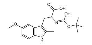 Boc-5-methoxy-2-methyl-DL-tryptophan structure