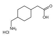 Trans-(4-aminomethylcyclohexyl)acetic acid HCl结构式