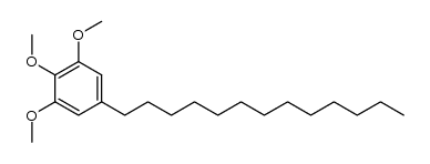 1,2,3-trimethoxy-5-tridecylbenzene结构式