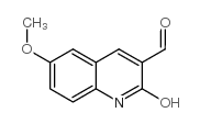 2-羟基-6-甲氧基喹啉-3-甲醛结构式