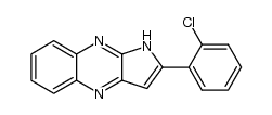 2-(2-chlorophenyl)-1H-pyrrolo[2,3-b]quinoxaline结构式