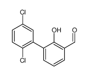 3-(2,5-dichlorophenyl)-2-hydroxybenzaldehyde结构式