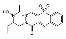 2-[2-[ethyl(hydroxy)amino]butyl]-5,5-dioxo-3H-pyridazino[4,5-b][1,4]benzothiazin-1-one Structure