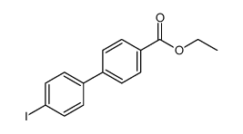 ethyl 4'-iodo-(1,1'-biphenyl)-4-carboxylate结构式