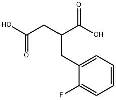 2-(2-Fluoro-benzyl)-succinic acid Structure