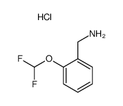 1-[2-(DIFLUOROMETHOXY)PHENYL]METHANAMINE结构式