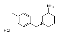 1-(4-Methyl-benzyl)-piperidin-3-ylamine hydrochloride Structure