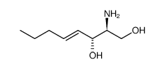 (2S,3R,4E)-2-aminooct-4-ene-1,3-diol Structure