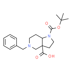 tert-BUTYL 3-BENZYL-3,7-DIAZABICYCLO[4,3,0]NONANE-7-DICARBOXYLATE picture