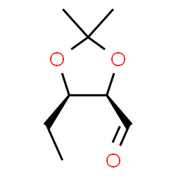 D-erythro-Pentose, 4,5-dideoxy-2,3-O-(1-methylethylidene)- (9CI) Structure