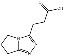 3-(6,7-Dihydro-5H-pyrrolo[2,1-c][1,2,4]triazol-3-yl)-propionic acid结构式