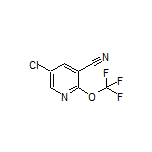 5-Chloro-2-(trifluoromethoxy)nicotinonitrile Structure