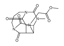 3,6-Propanocyclobuta[1,2-d:4,3-d']dipyrimidine-1(2H)-acetic acid,octahydro-8-methyl-2,4,5,7-tetraoxo-, methyl ester Structure