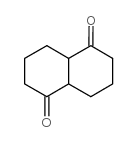 十氢萘-1,5-二酮结构式