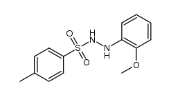 N'-(2-methoxyphenyl)-4-methylbenzenesulfonohydrazide结构式