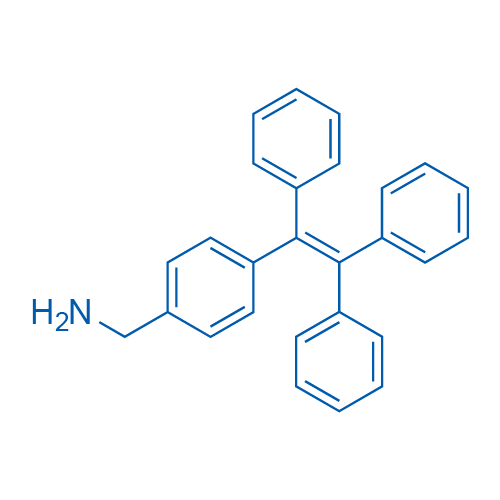 (4-(1, 2, 2-Triphenylvinyl)phenyl)methanamine Structure