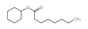 cyclohexyl octanoate结构式