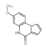 7-methoxy-5H-pyrrolo[1,2-a]quinoxalin-4-one Structure