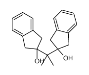 2-[2-(2-hydroxy-1,3-dihydroinden-2-yl)propan-2-yl]-1,3-dihydroinden-2-ol结构式