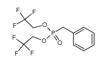 bis(2,2,2-trifluoroethyl) benzylphosphonate结构式