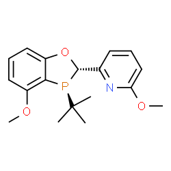 2-((2S,3S)-3-(tert-butyl)-4-methoxy-2,3-dihydrobenzo[d][1,3]oxaphosphol-2-yl)-6-methoxypyridine structure