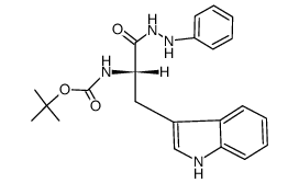 Boc-Trp-NHNHPh Structure