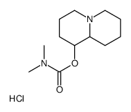 2,3,4,6,7,8,9,9a-octahydro-1H-quinolizin-1-yl N,N-dimethylcarbamate,hydrochloride Structure