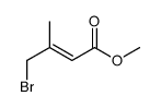 methyl 4-bromo-3-methylbut-2-enoate结构式