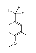 2-Iodo-1-methoxy-4-(trifluoromethyl)benzene结构式