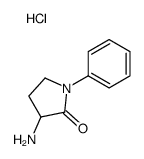 3-amino-1-phenylpyrrolidin-2-one,hydrochloride Structure