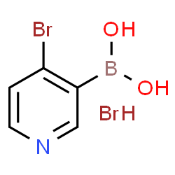 4-Bromopyridine-3-boronic acid HBr结构式