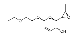 (2S,3R,6R)-6-ethoxyethoxy-2-((1S,2R)-1',2'-epoxypropyl)-2,6-dihydropyran-3-ol Structure