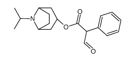 Benzeneacetic acid, a-formyl-,(3-endo)-8-(1-methylethyl)-8-azabicyclo[3.2.1]oct-3-yl ester Structure