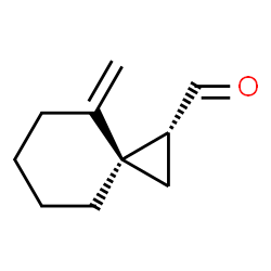 Spiro[2.5]octane-1-carboxaldehyde, 4-methylene-, (1R,3R)-rel- (9CI) structure