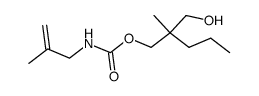 2-(Hydroxymethyl)-2-methylpentyl=2-methyl-2-propenylcarbamate picture