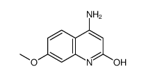 4-Amino-7-methoxyquinoline-2-one结构式