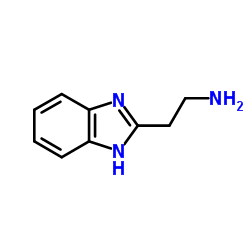 2-(1H-苯并[d]咪唑-2-基)乙胺结构式