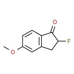 1H-Inden-1-one,2-fluoro-2,3-dihydro-5-methoxy-结构式