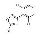 5-CHLORO-3-(2,6-DICHLOROPHENYL)ISOXAZOLE Structure