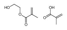 2-Methylacrylic acid-2-hydroxyethyl 2-methylacrylate (1:1) Structure