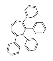 1,2,6,7-tetraphenylcyclohepta-1,3,5-triene结构式